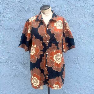 Gap Linen Hawaiian Shirt Medium